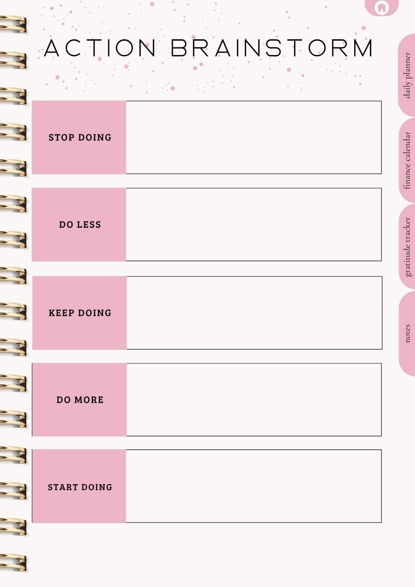 That Girl Planner: Digital & Printable Planner | Variety Of Planners & Trackers (With Resell Rights)