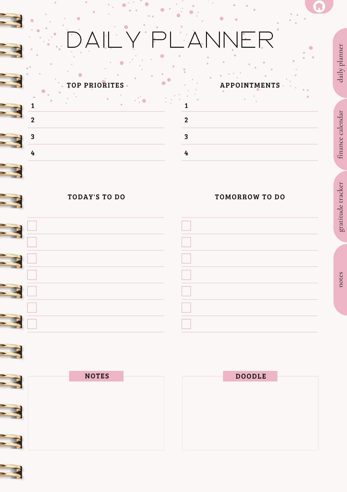 That Girl Planner: Digital & Printable Planner | Variety Of Planners & Trackers (With Resell Rights)
