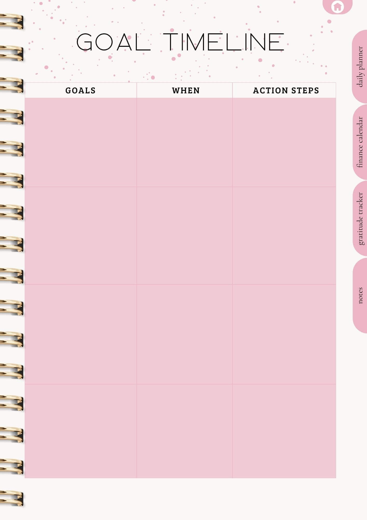 That Girl Planner: Digital & Printable Planner | Variety Of Planners & Trackers (With Resell Rights)