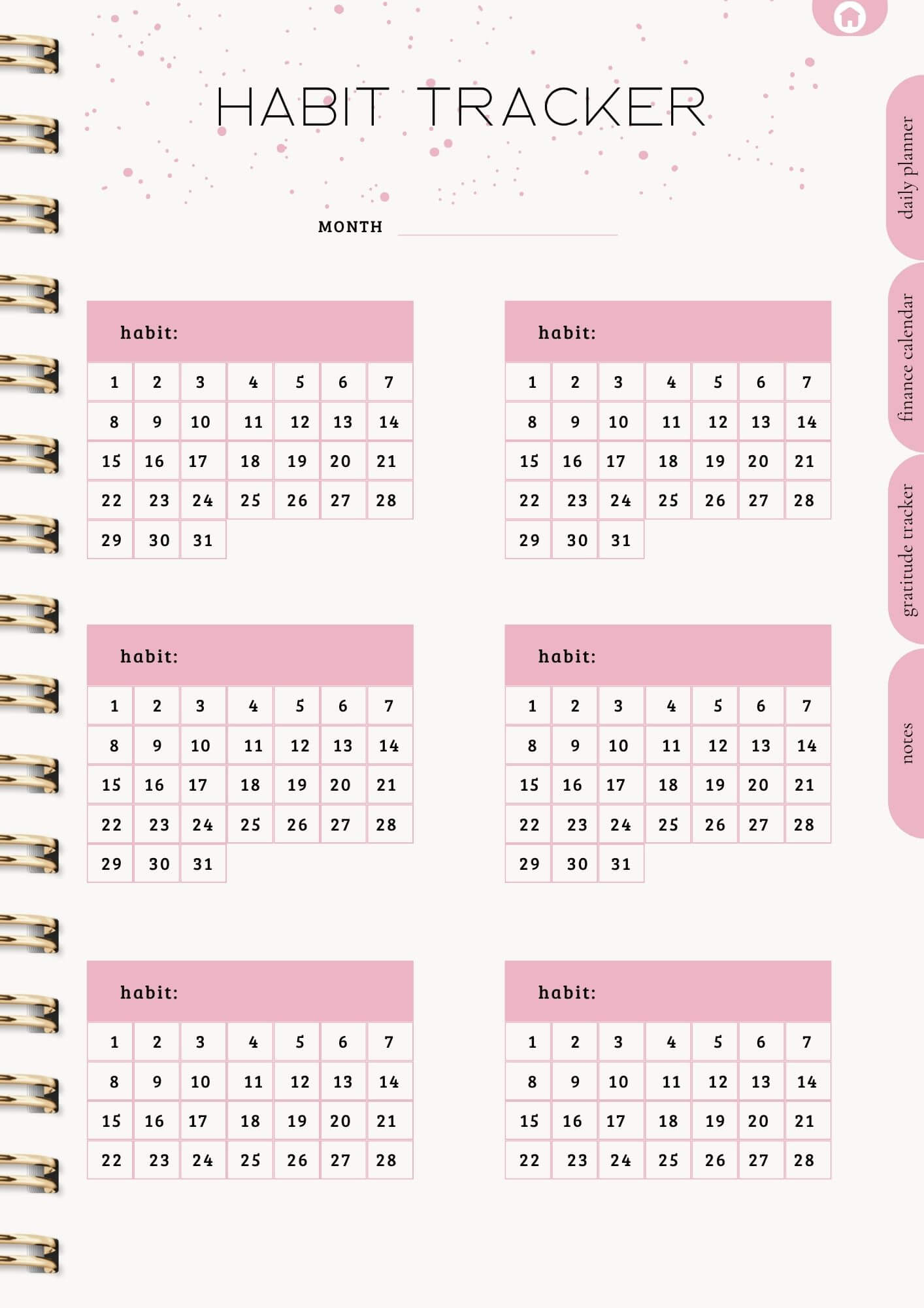 That Girl Planner: Digital & Printable Planner | Variety Of Planners & Trackers (With Resell Rights)