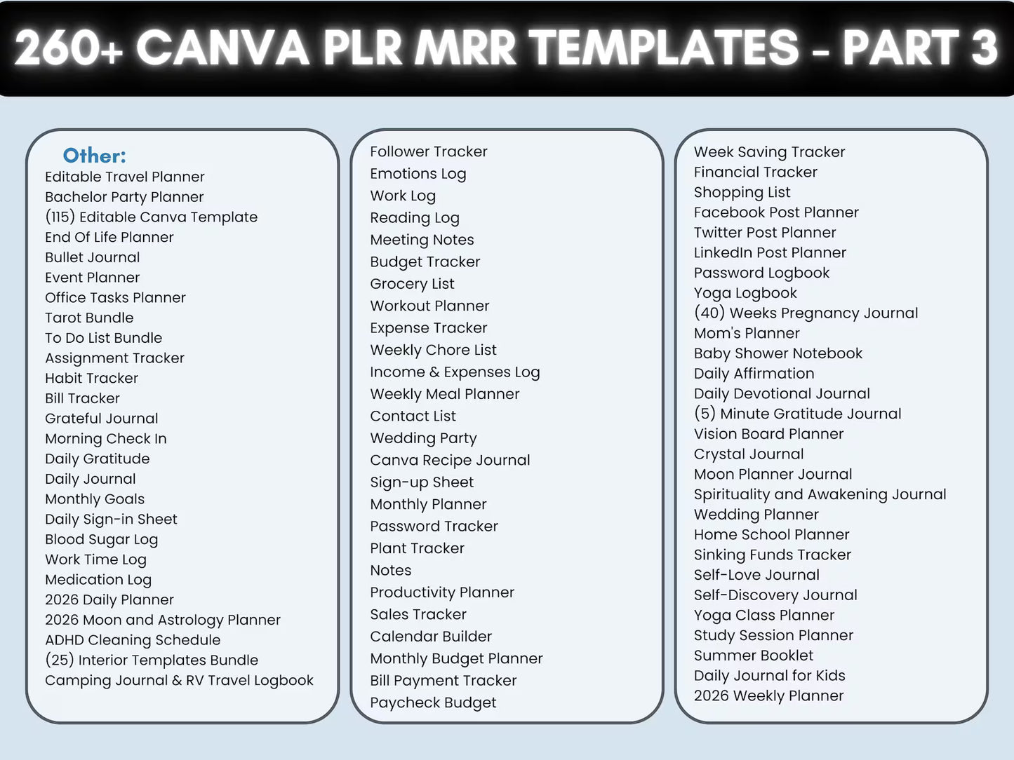 15,000+ Pages PLR Planners, Journals, & Templates | 2026 Bundle | with Resell Rights