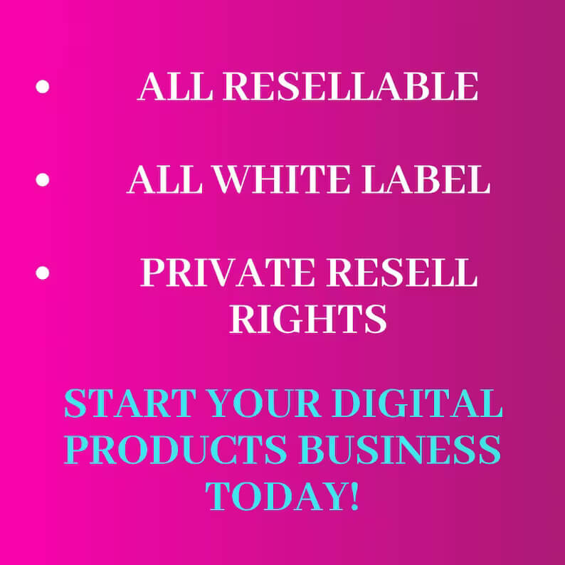 Learn How to Resell Digital Products Online with PLR & MRR | Reseller Super Pack | eBooks | Audio Courses