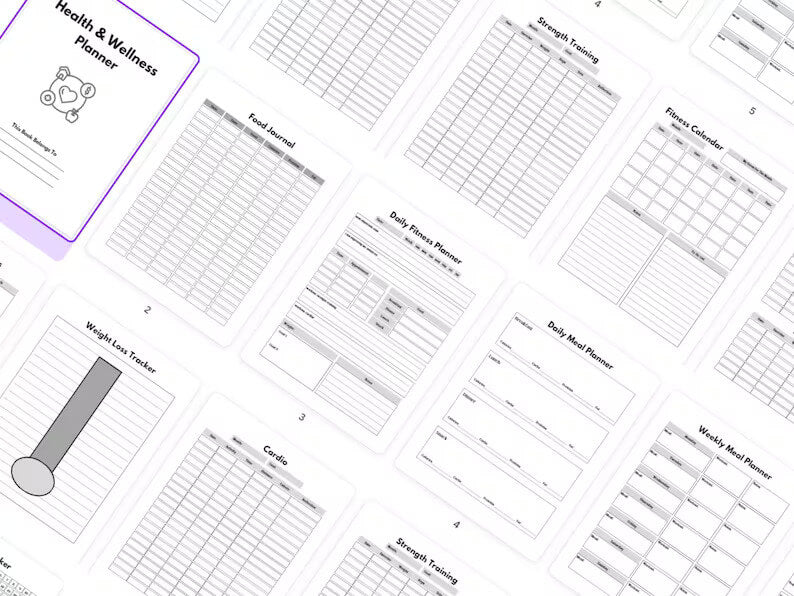 850 Pages PLR Planners/Journals/Templates Bundle - (Editable & Printable)