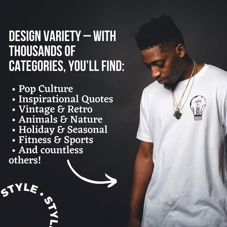 900K T-Shirt Designs for Your Clothing Business: The Ultimate T-Shirt Design Mega Bundle with Resell Rights