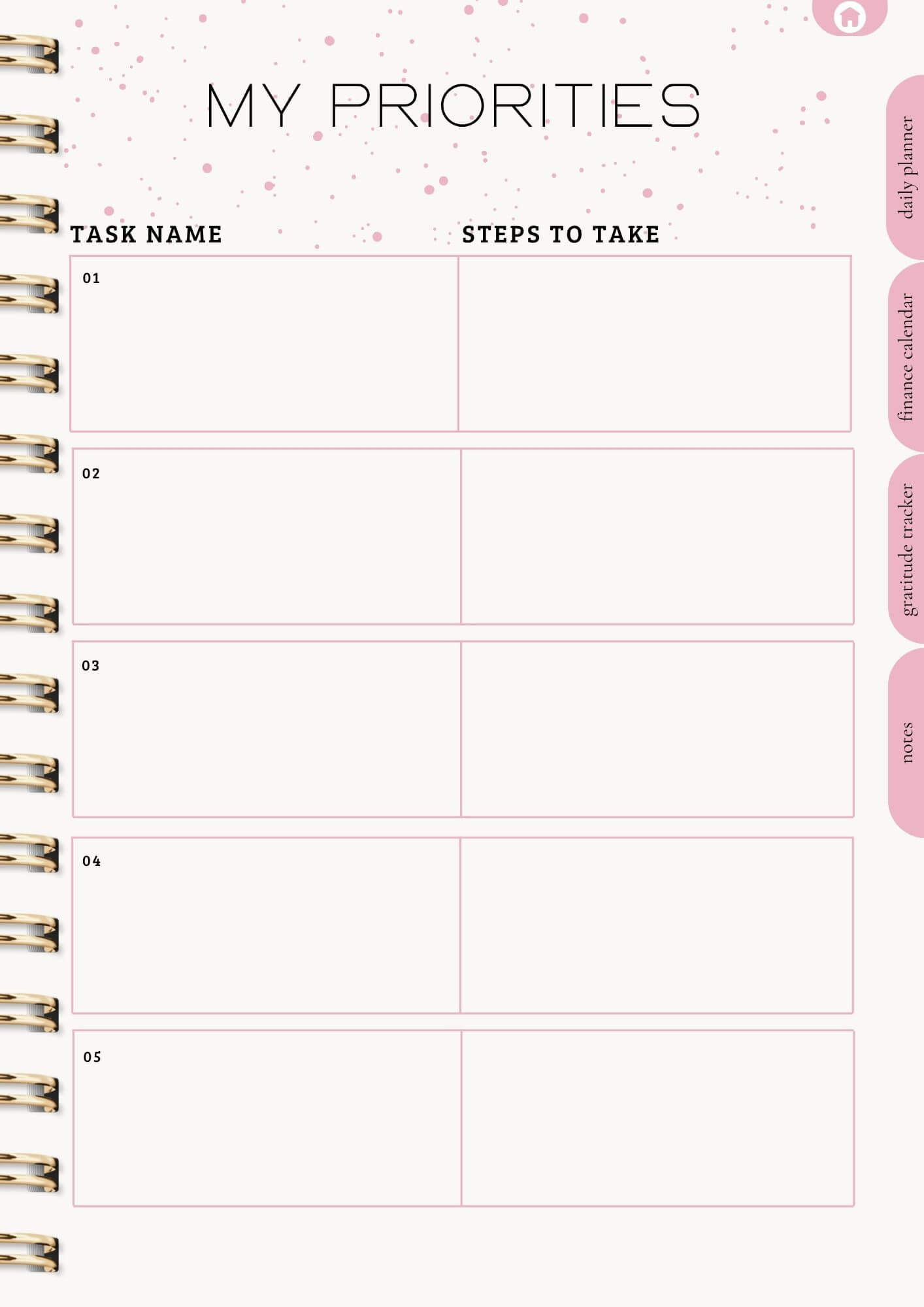 That Girl Planner: Digital & Printable Planner | Variety Of Planners & Trackers (With Resell Rights)