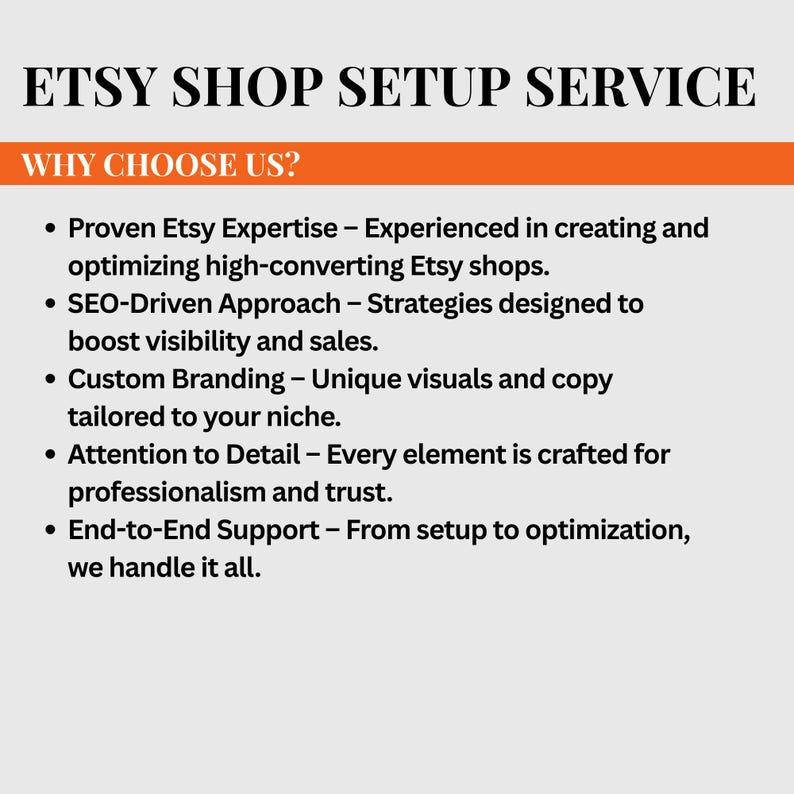 Etsy Digital Store Setup (Preloaded With 5 Best-Selling Digital Products)