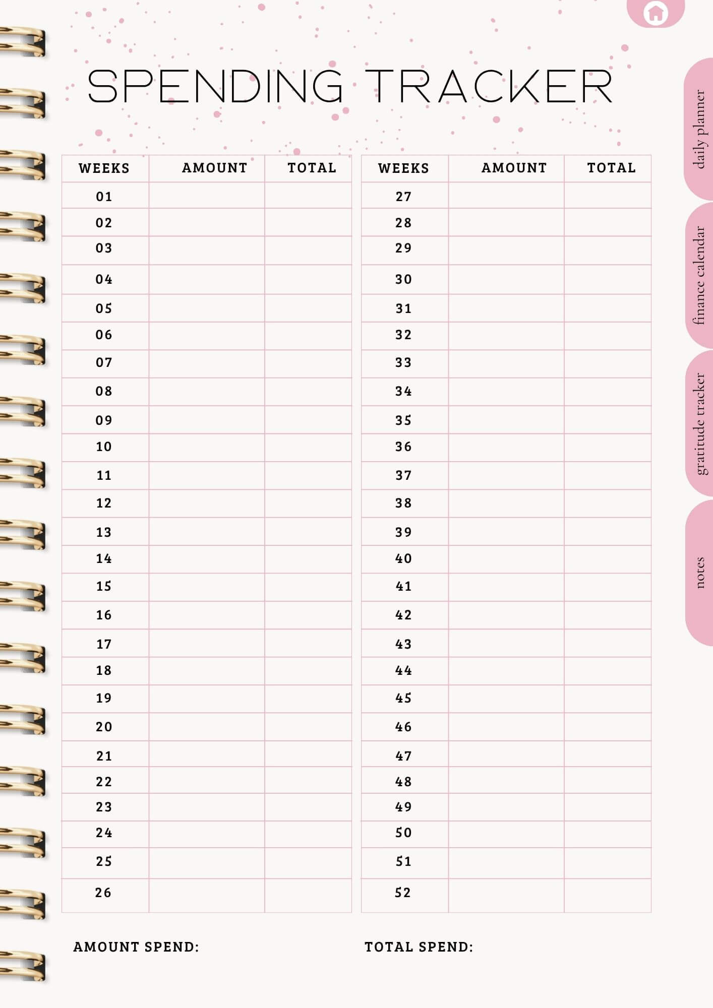 That Girl Planner: Digital & Printable Planner | Variety Of Planners & Trackers (With Resell Rights)