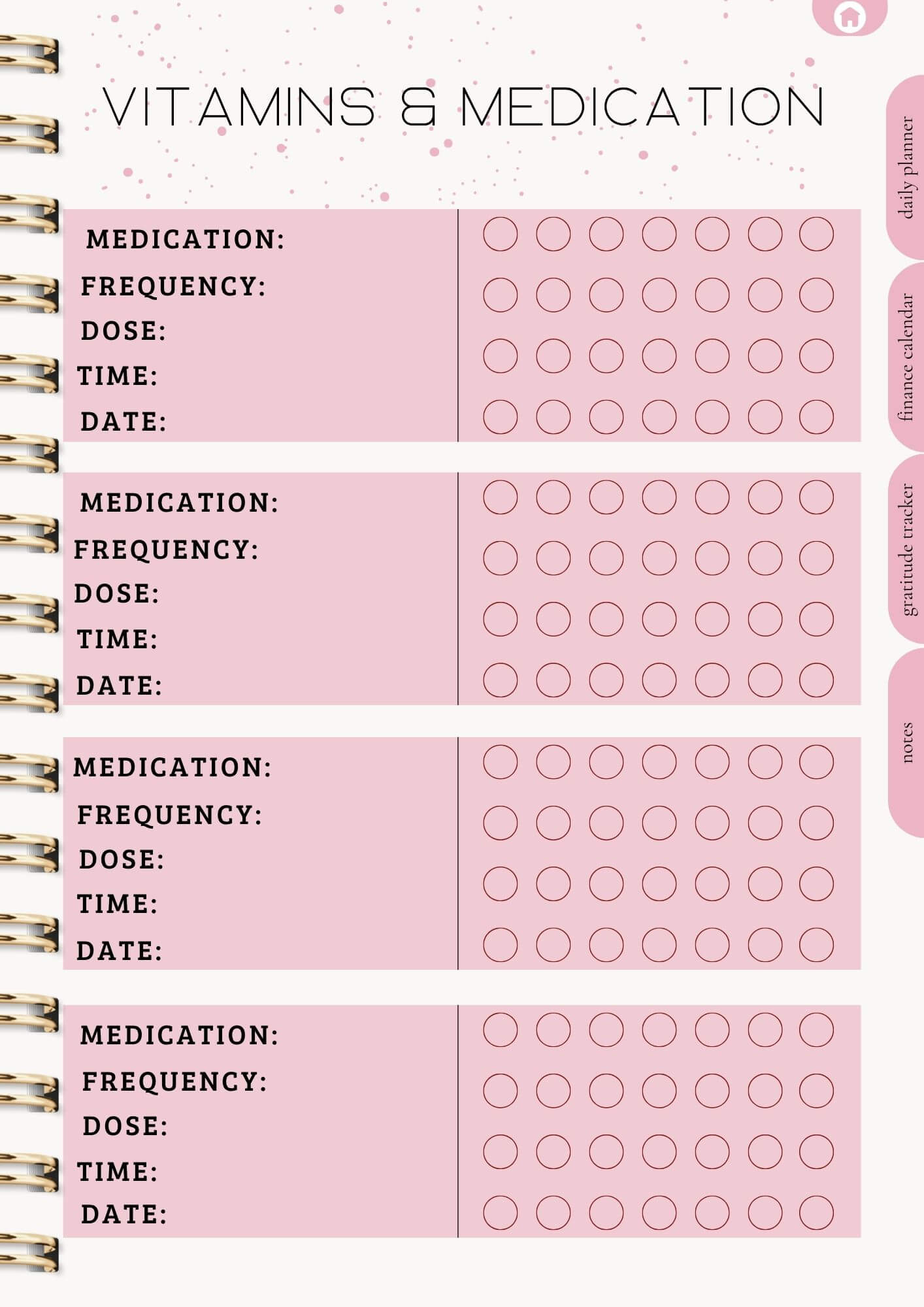 That Girl Planner: Digital & Printable Planner | Variety Of Planners & Trackers (With Resell Rights)