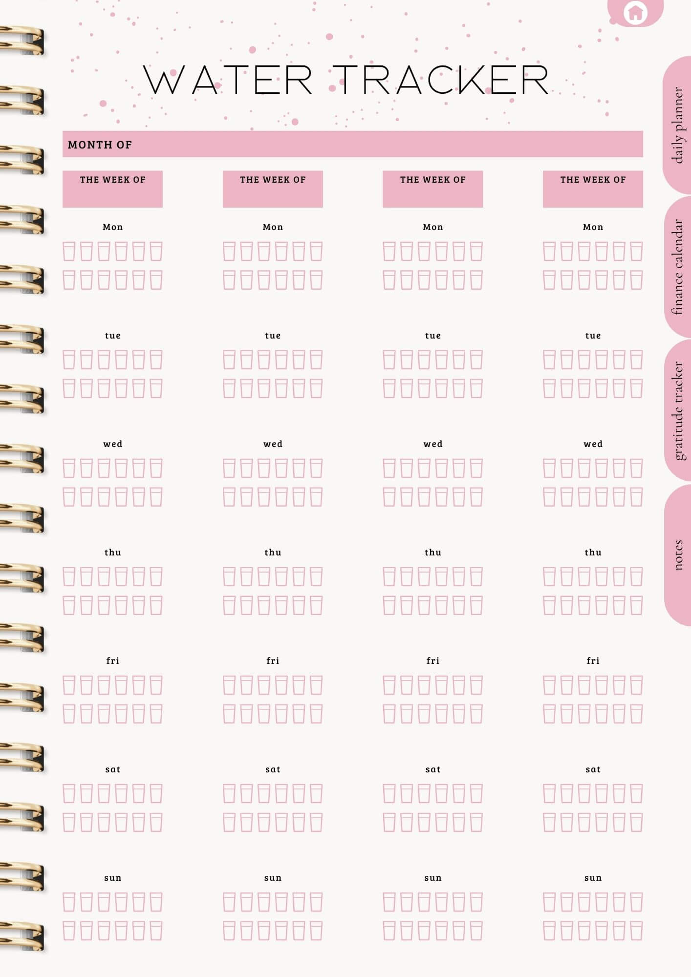 That Girl Planner: Digital & Printable Planner | Variety Of Planners & Trackers (With Resell Rights)