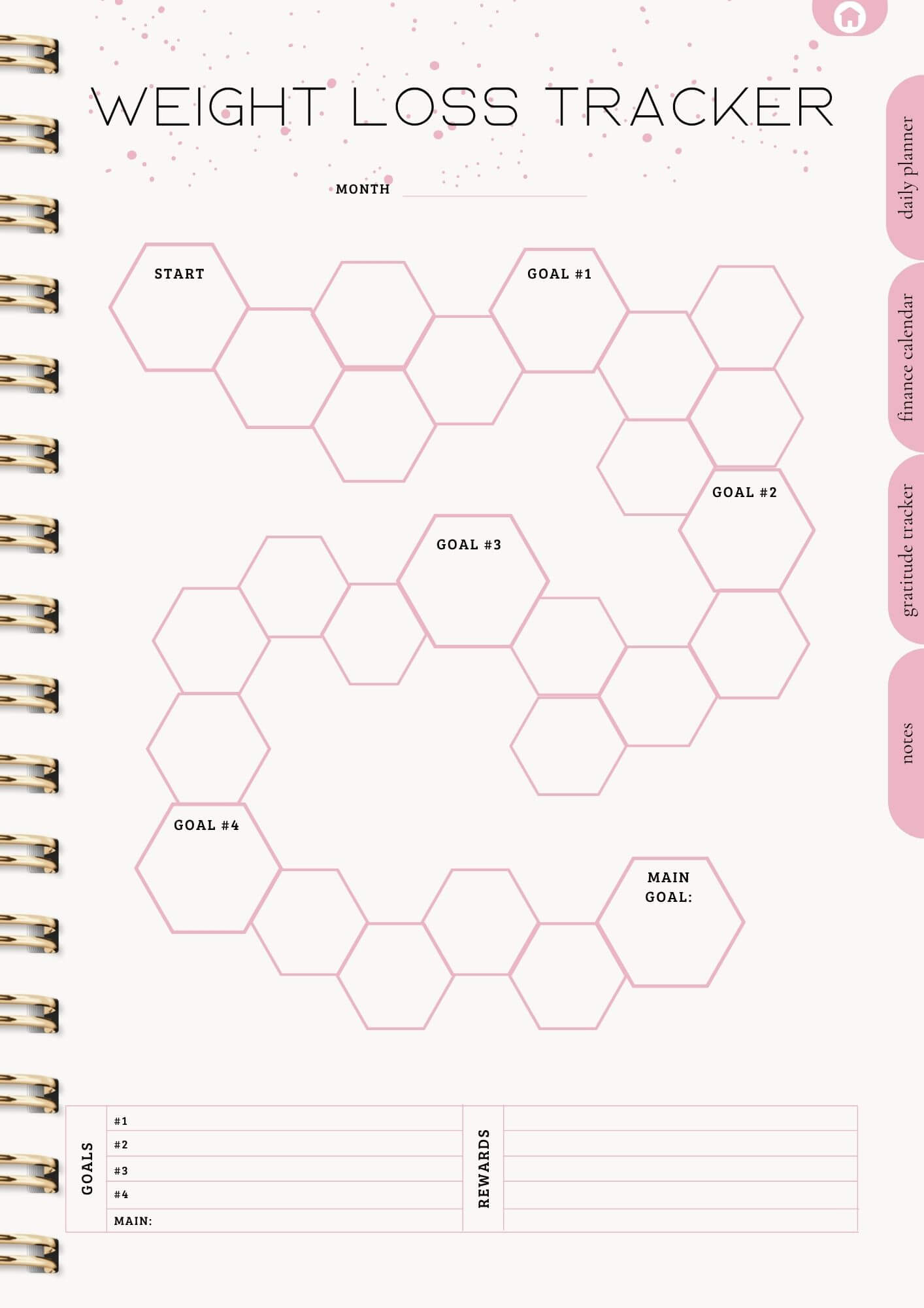 That Girl Planner: Digital & Printable Planner | Variety Of Planners & Trackers (With Resell Rights)