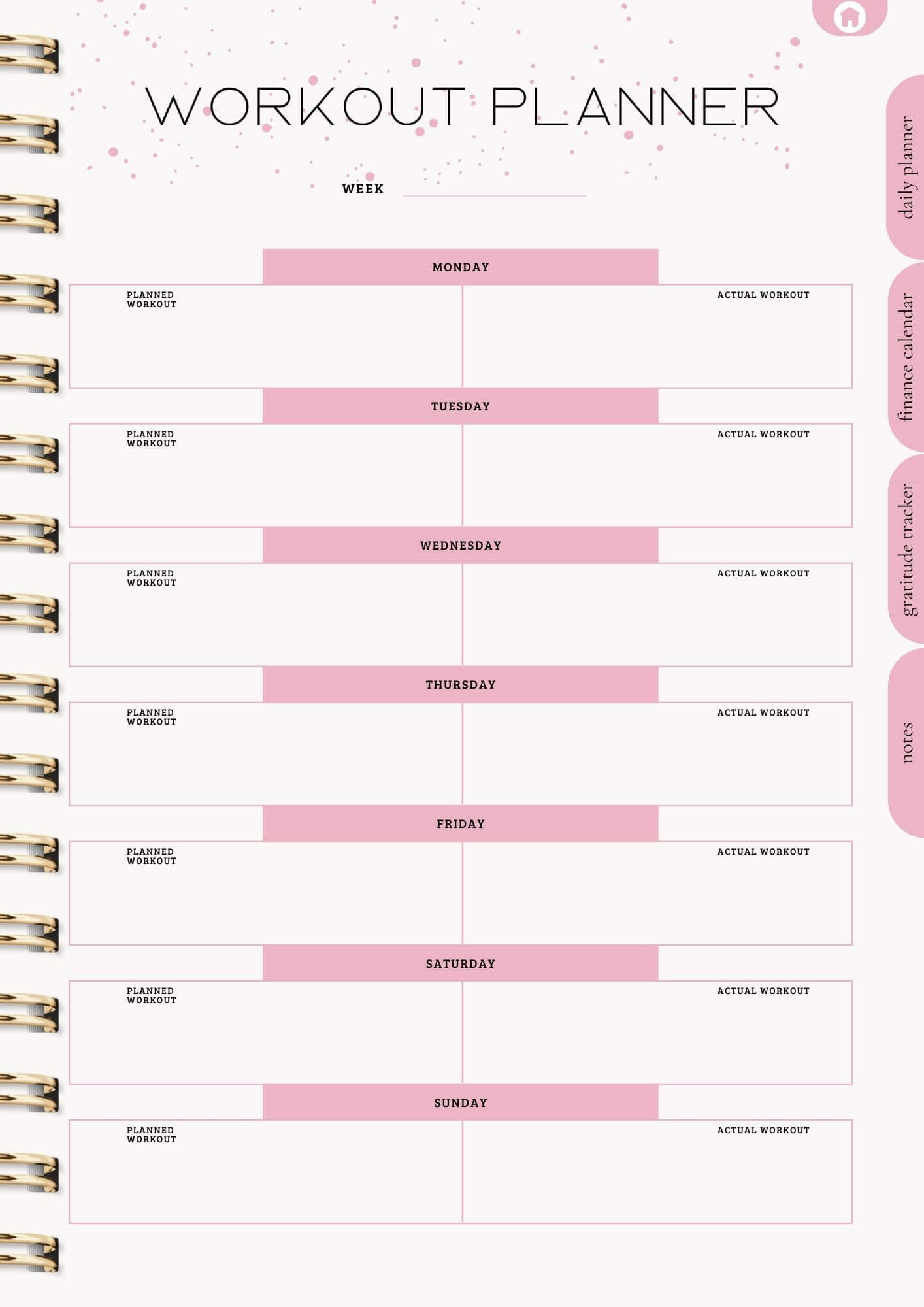 That Girl Planner: Digital & Printable Planner | Variety Of Planners & Trackers (With Resell Rights)