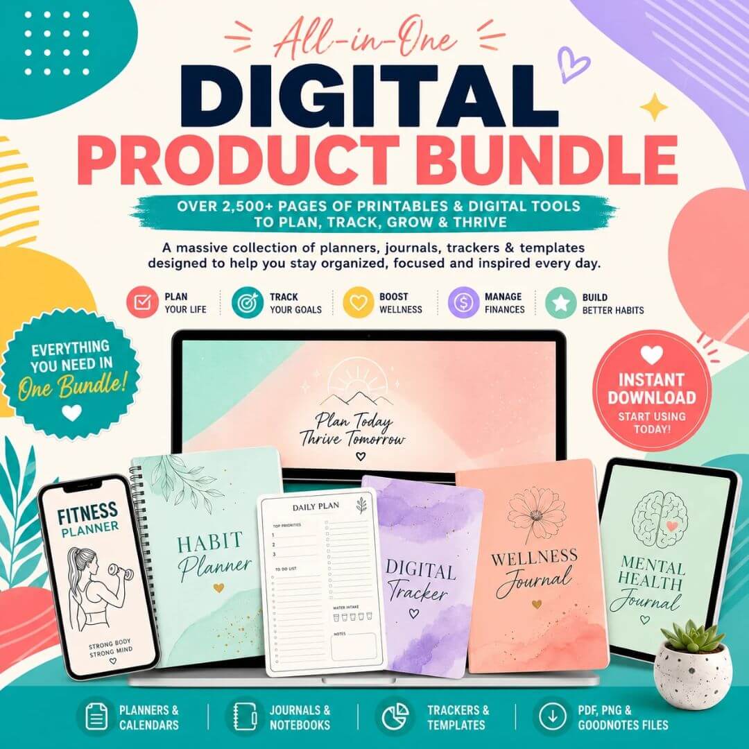 2500+ Pages, Planners, Journals, & Templates With Resell Rights