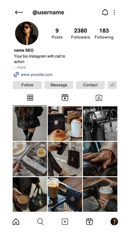 Instagram Template Kit with Resell Rights
