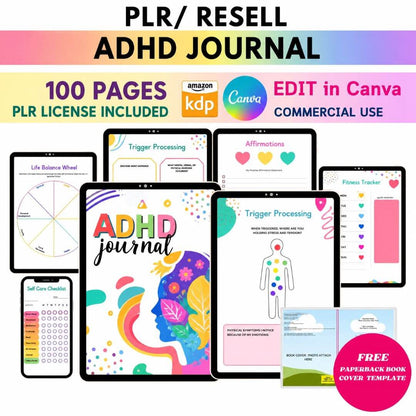 All in One ADHD Digital Planner for Goodnotes, iPad & Phone + Bonus ADHD Notion Template