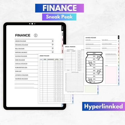 560 Pages Editable Planners, 7000+ Stickers, 100+ Covers (Lifestyle, Productivity, Finance, Wellness, etc.) with Resell Rights