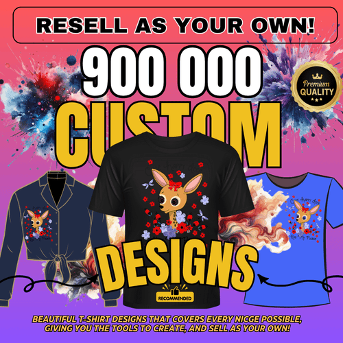 900,000 T-Shirt Designs (with Resell Rights!)