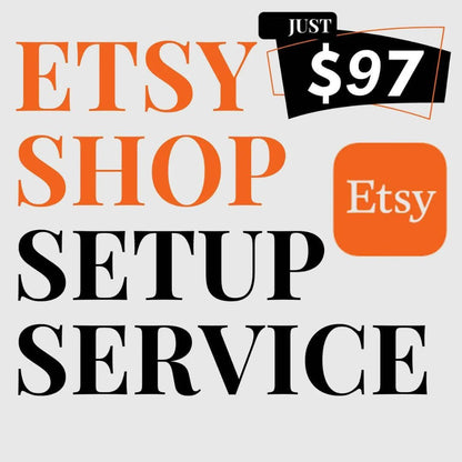 Etsy Digital Store Setup (Preloaded With 5 Best-Selling Digital Products)