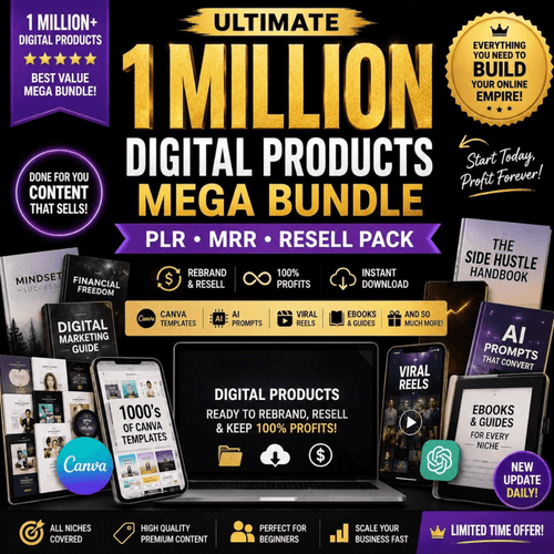 Entire Library of PLR Products with Resell Rights | Lifetime Access to Everything