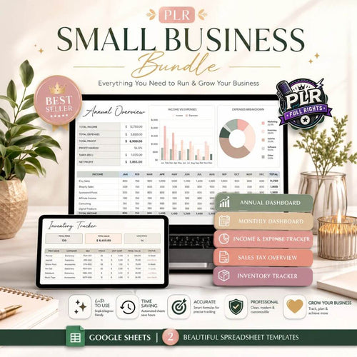 Bookkeeping Spreadsheets with Resell Rights Included