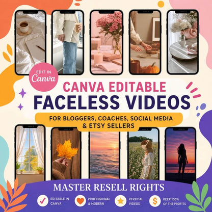 1200+ Faceless Marketing Videos | Resell Rights | Faceless Instagram Reels