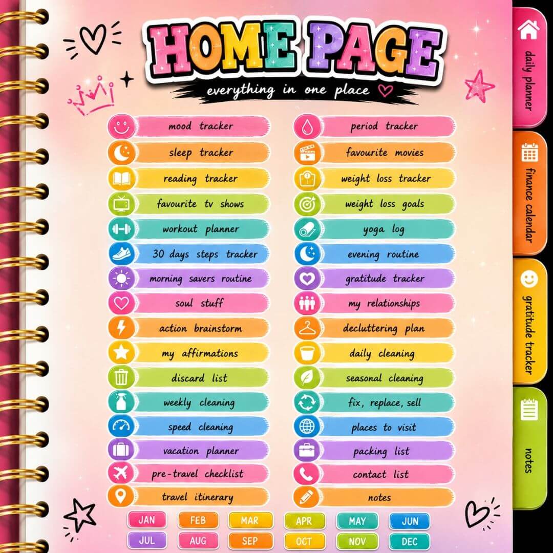 That Girl Planner | Digital & Printable Versions | With Resell Rights