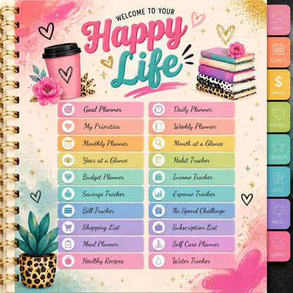 That Girl Planner | Digital & Printable Versions | With Resell Rights