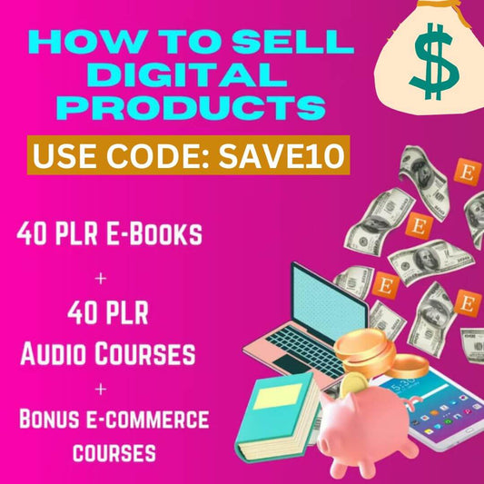 Learn How to Resell Digital PLR & MRR Products | Reseller Super Pack | eBooks | Audio Courses