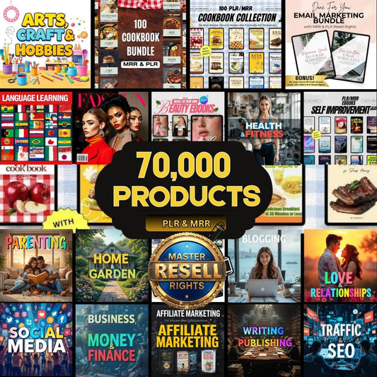 70,000 Digital Products with Resell Rights| New Edition | Instant Access
