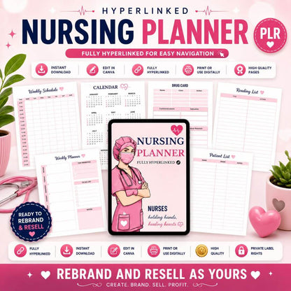 Student Nurse Planner Bundle with Resell Rights
