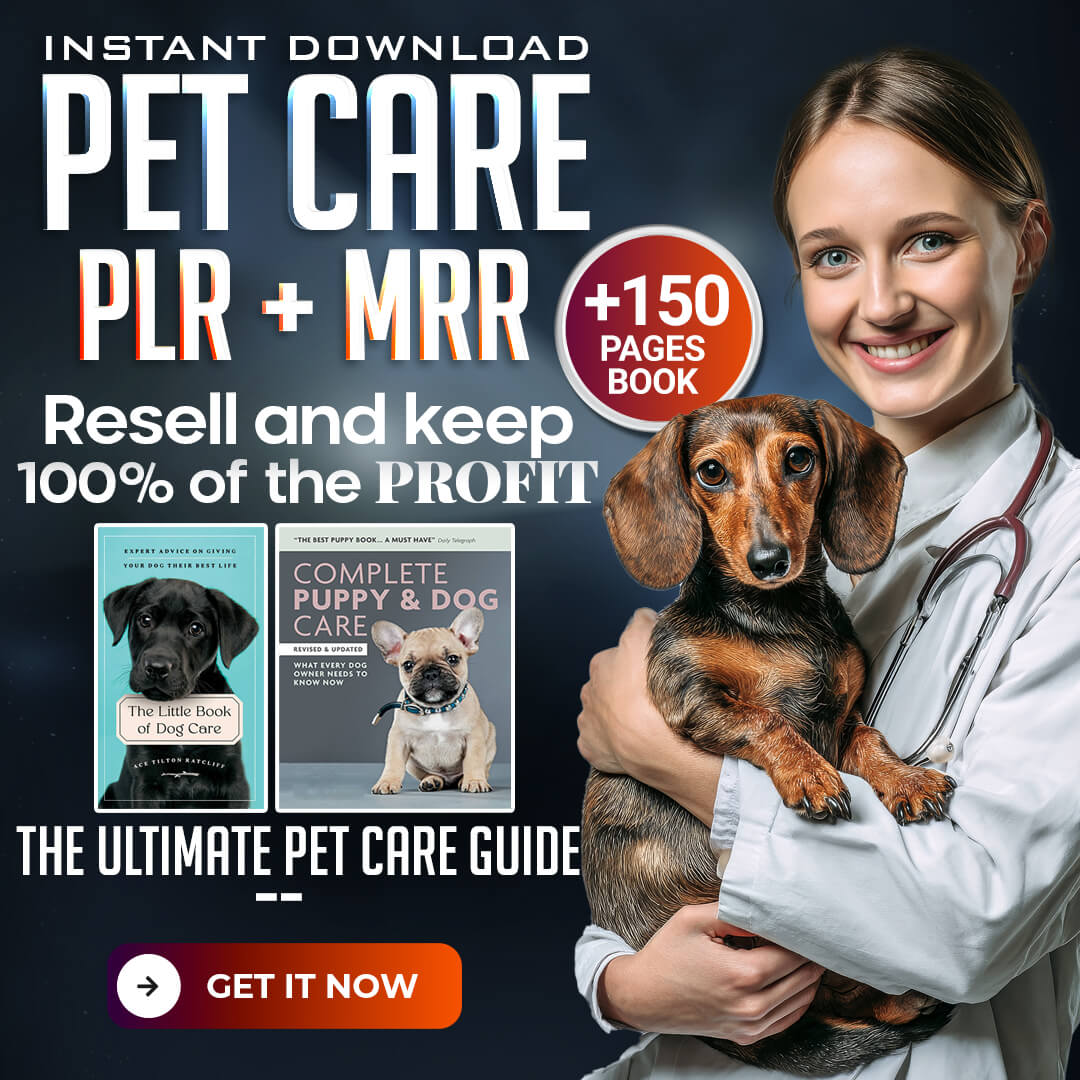 PLR Pet Care Bundle with Resell Rights