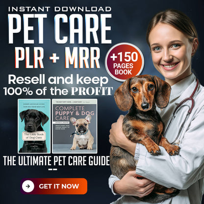 PLR Pet Care Bundle with Resell Rights
