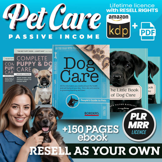 PLR Pet Care Bundle with Resell Rights