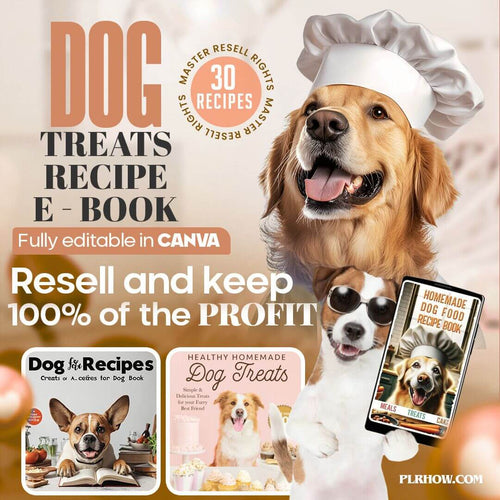 Dog Treats Recipe Nutrition with Resell Rights | Printable & Digital