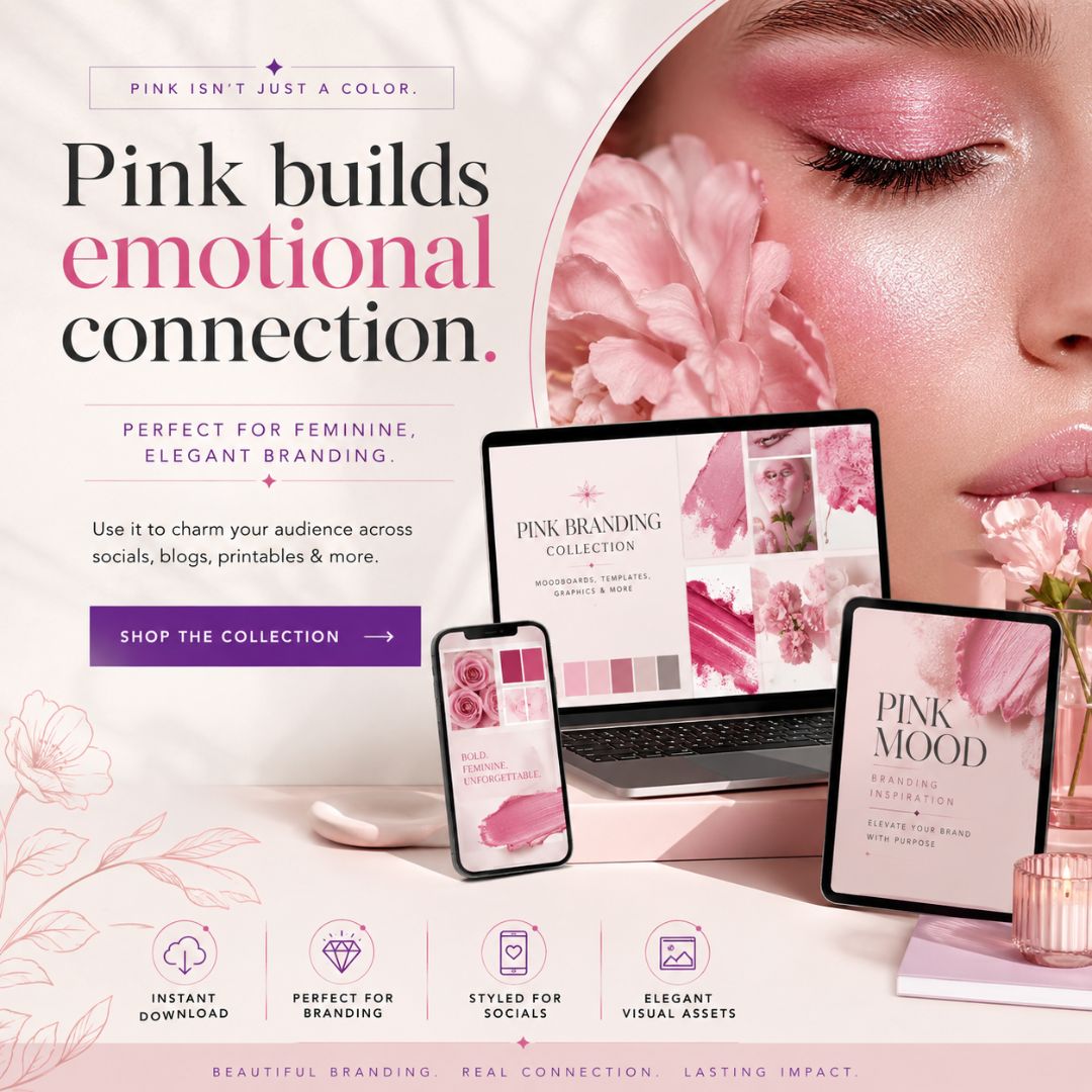 The Pink Content Vault: 290+ Stock Photos + PLR/MRR + Bonus