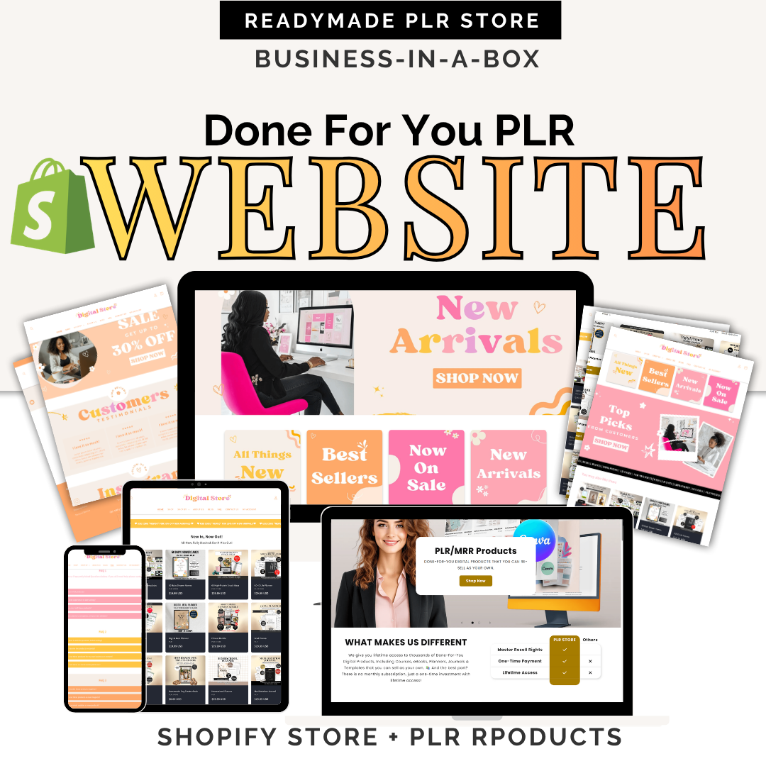 PLR Store - Business in a Box