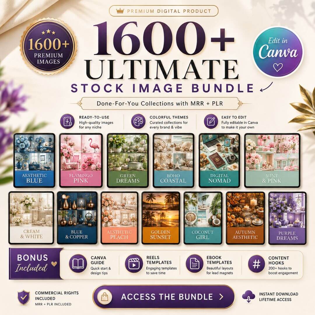 1,600+ Stock Images: The Ultimate Stock Image Mega Bundle