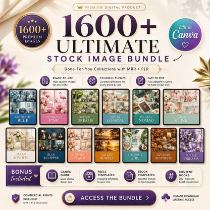 1,600+ Stock Images: The Ultimate Stock Image Mega Bundle