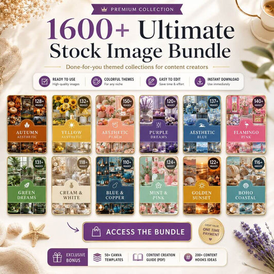 1,600+ Stock Images: The Ultimate Stock Image Mega Bundle
