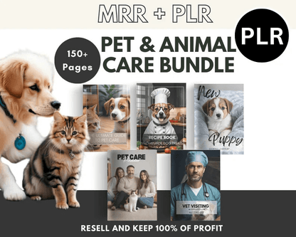 Editable Pet and Animal Care Bundle with Resell Rights