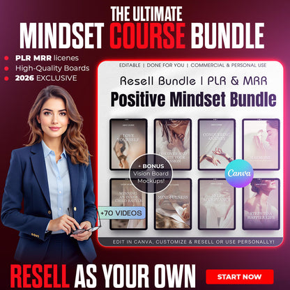 70+ Mindset Video Courses With Resell Rights