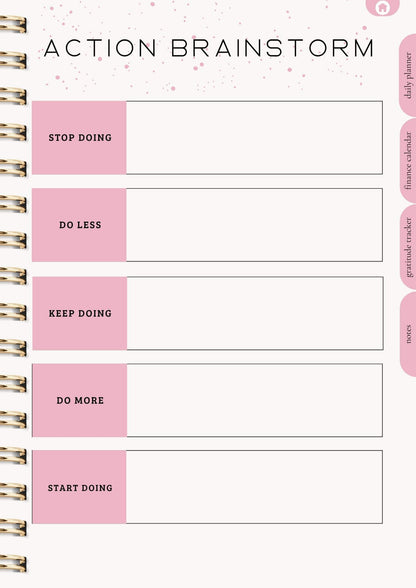 That Girl Planner: Digital & Printable Planner | Variety Of Planners & Trackers (With Resell Rights)