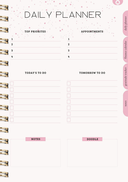 That Girl Planner: Digital & Printable Planner | Variety Of Planners & Trackers (With Resell Rights)