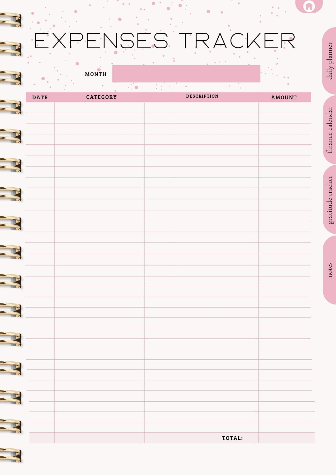That Girl Planner: Digital & Printable Planner | Variety Of Planners & Trackers (With Resell Rights)