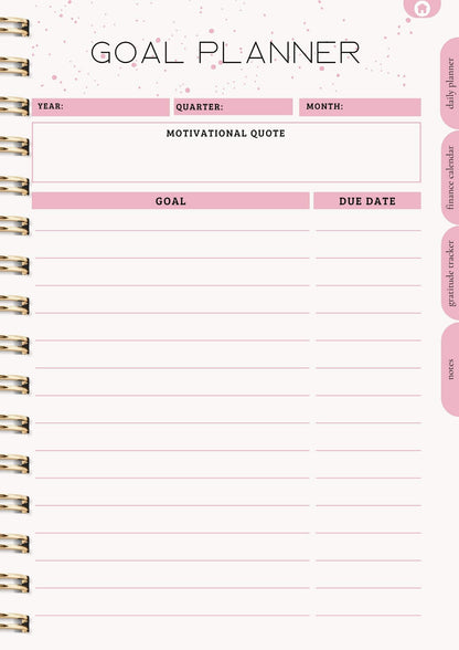That Girl Planner: Digital & Printable Planner | Variety Of Planners & Trackers (With Resell Rights)