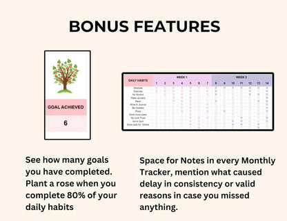 GOOGLE SHEETS & EXCEL HABIT TRACKER TEMPLATE (PLR/MRR)