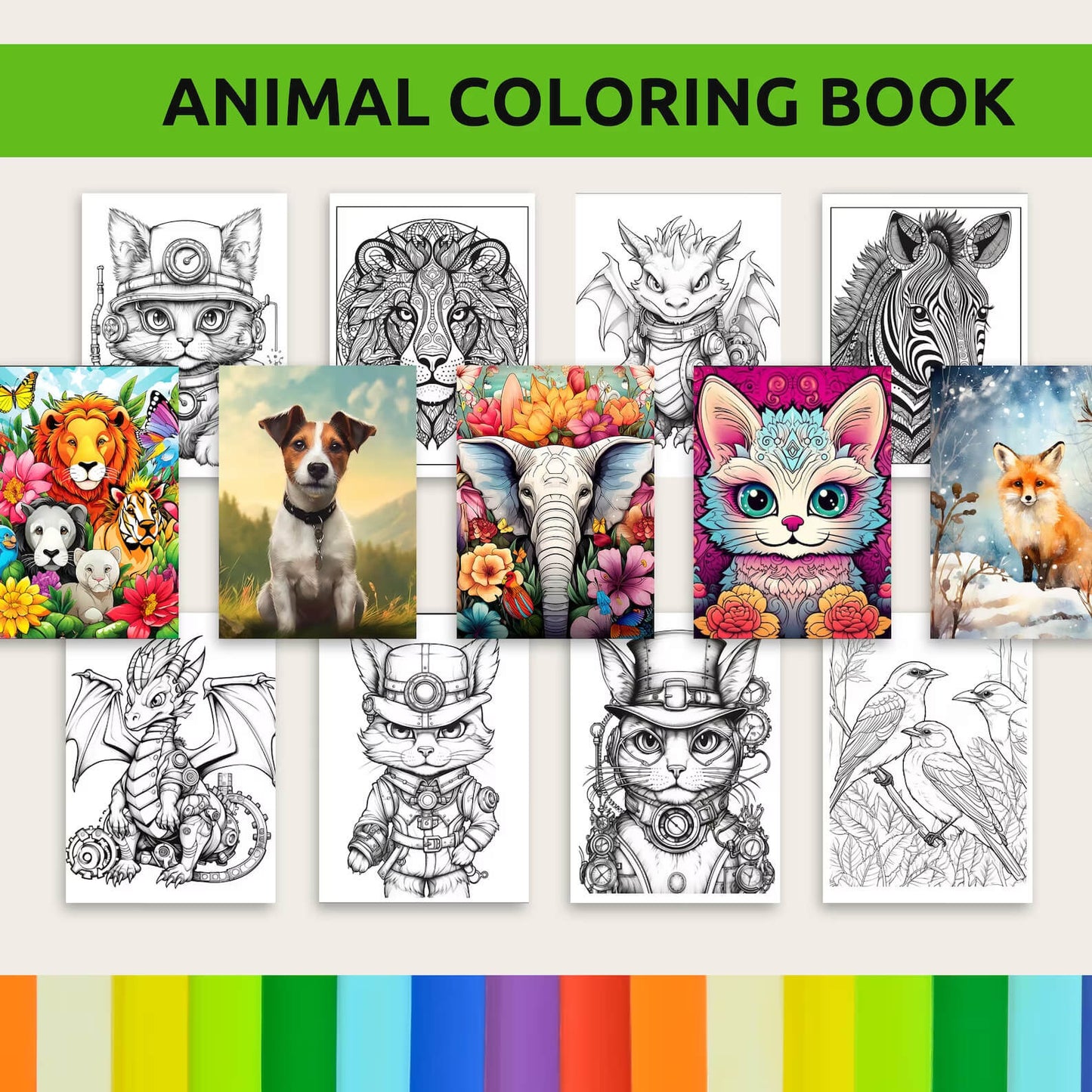 10000+ Pages KDP Bundle | Coloring Book Set