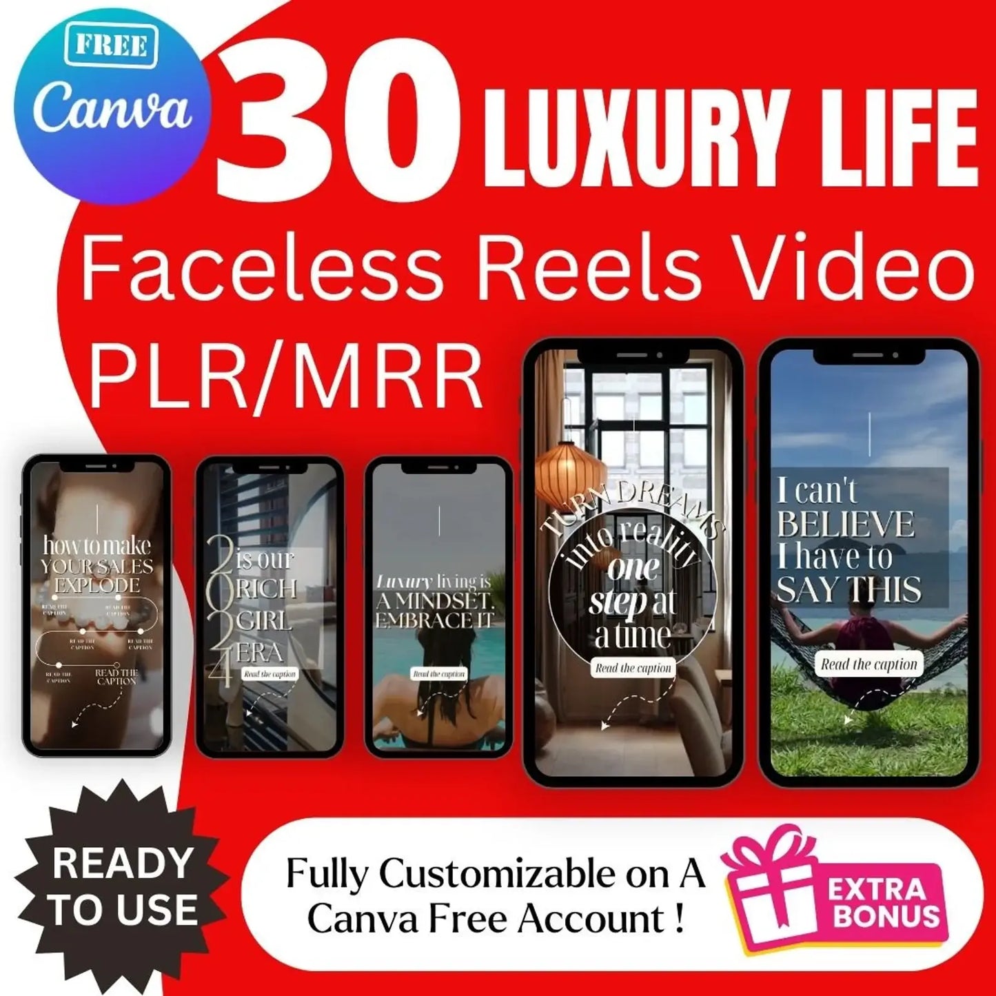 340 Faceless Reels video with Master Resell Rights and Private Label Rights