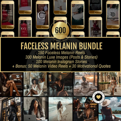 1560 Melanin Bundle+ Editable Templates