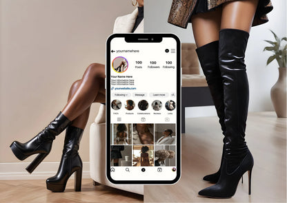 65+ Melanin Faceless Photos for Black Women | PLR + MRR Bundle
