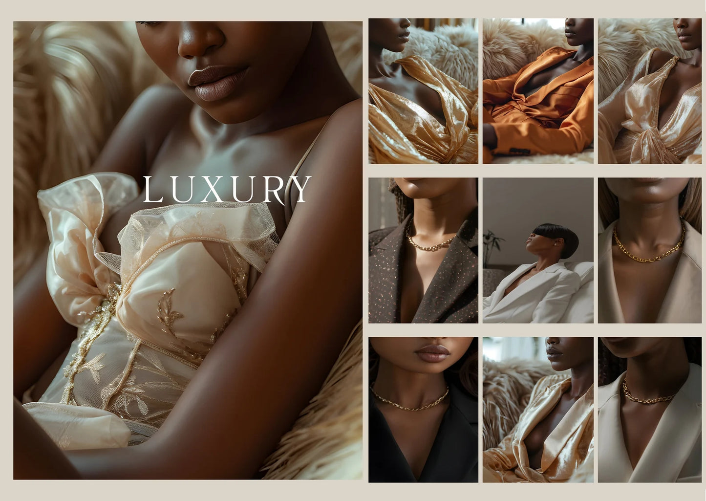 65+ Melanin Faceless Photos for Black Women | PLR + MRR Bundle
